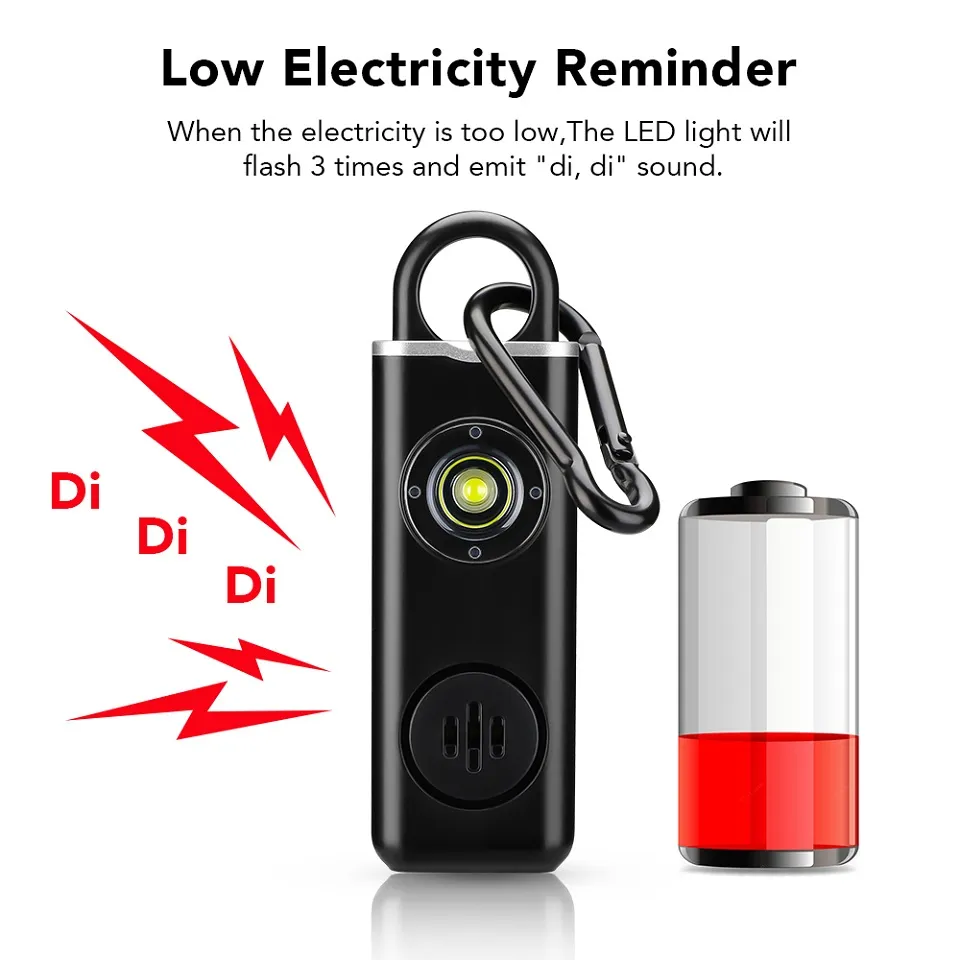 130dB Self Defense Alarm Carry - огляд і ціна Personal Alarm Keychain