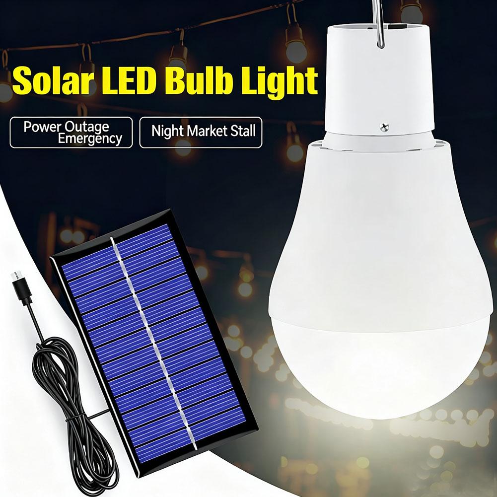 Solar LED Light Bulb IP65 Wate - огляд і ціна Power Outage Light