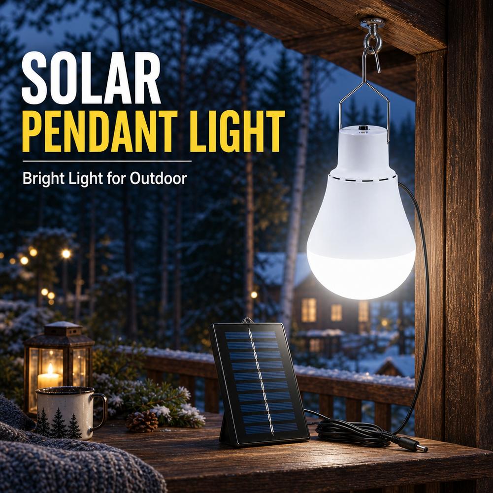 Solar LED Light Bulb IP65 Wate - огляд і ціна Power Outage Light